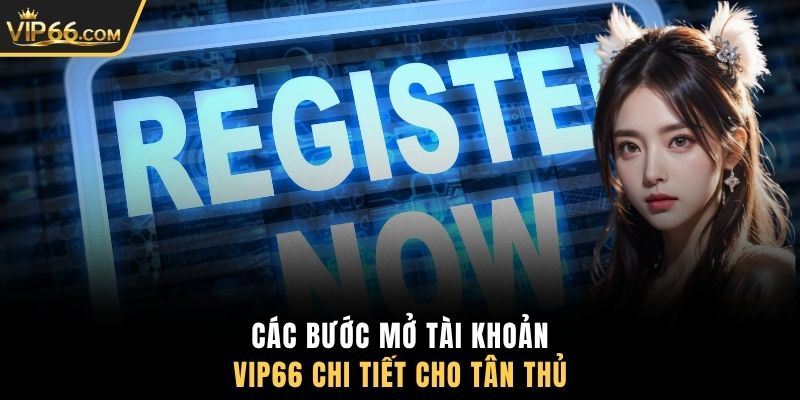 Các bước mở tài khoản VIP66 chi tiết cho tân thủ